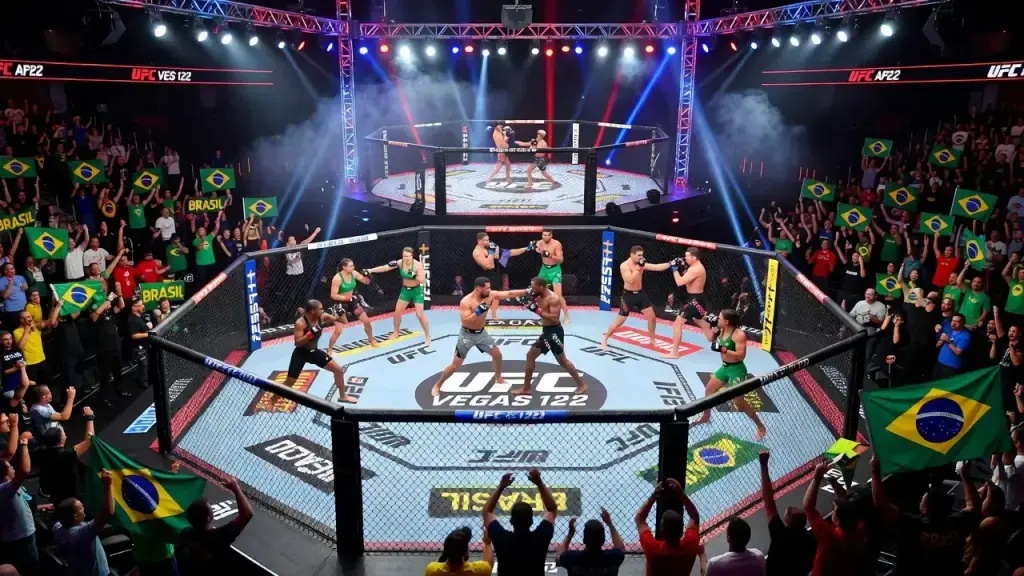 UFC Vegas 122 reúne sete brasileiros em noite de duelo nacional