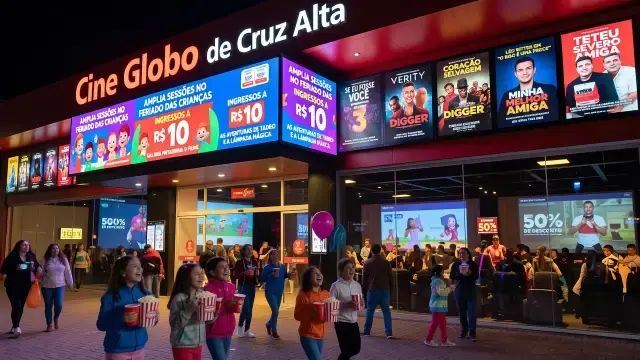 Cine Globo de Cruz Alta Amplia Sessões no Feriado das Crianças